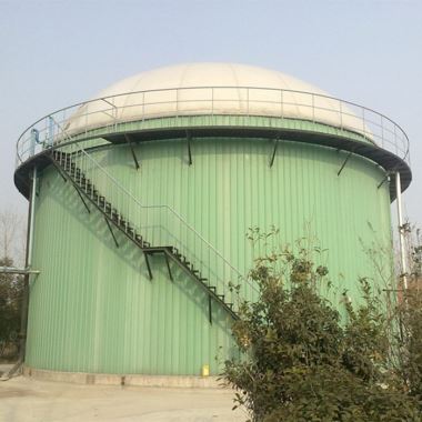 Roof Top Doppelmembran Biogas Lagertanks