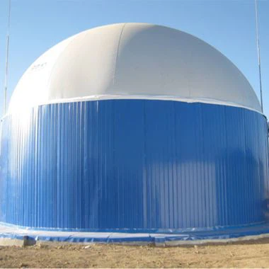 Rundform Biogas-Lagertanks
